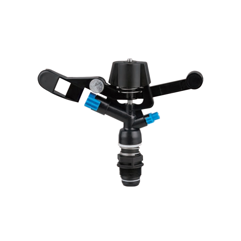 Système d'irrigation agricole DC-S33, haute qualité, cercle complet, double buse, arroseur à impact pour l'irrigation agricole
