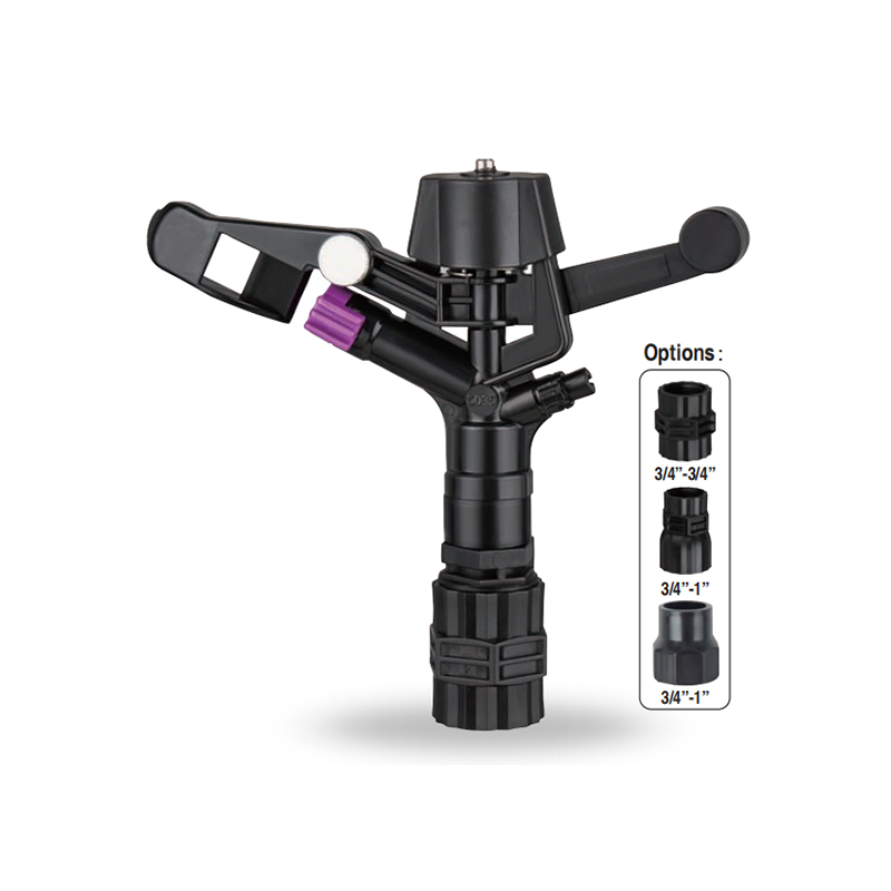 Arroseur à impact en plastique pour eau agricole, série DC-S31, Double buse, pour arrosage d'irrigation